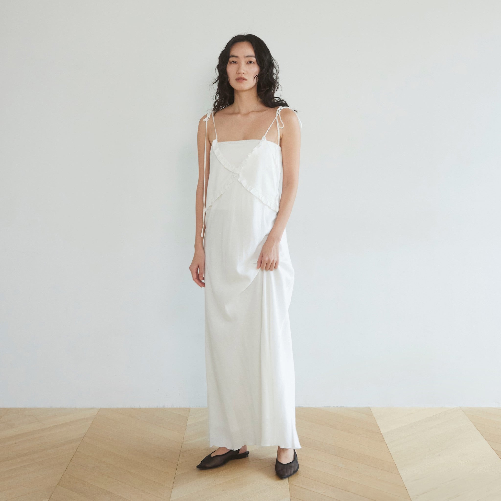 Biasフリルキャミワンピース