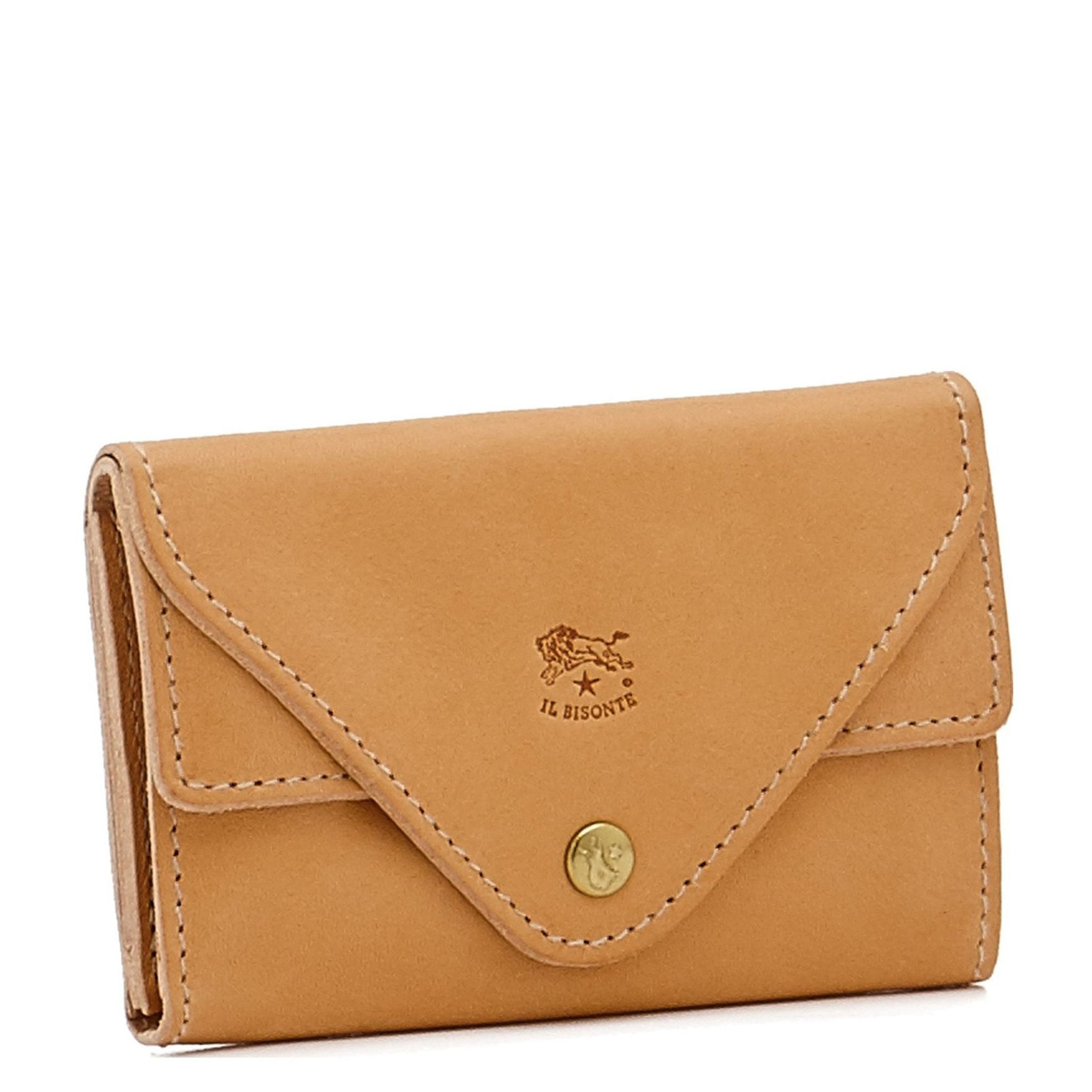 Uffizi | Card case in leather color natural – Il Bisonte