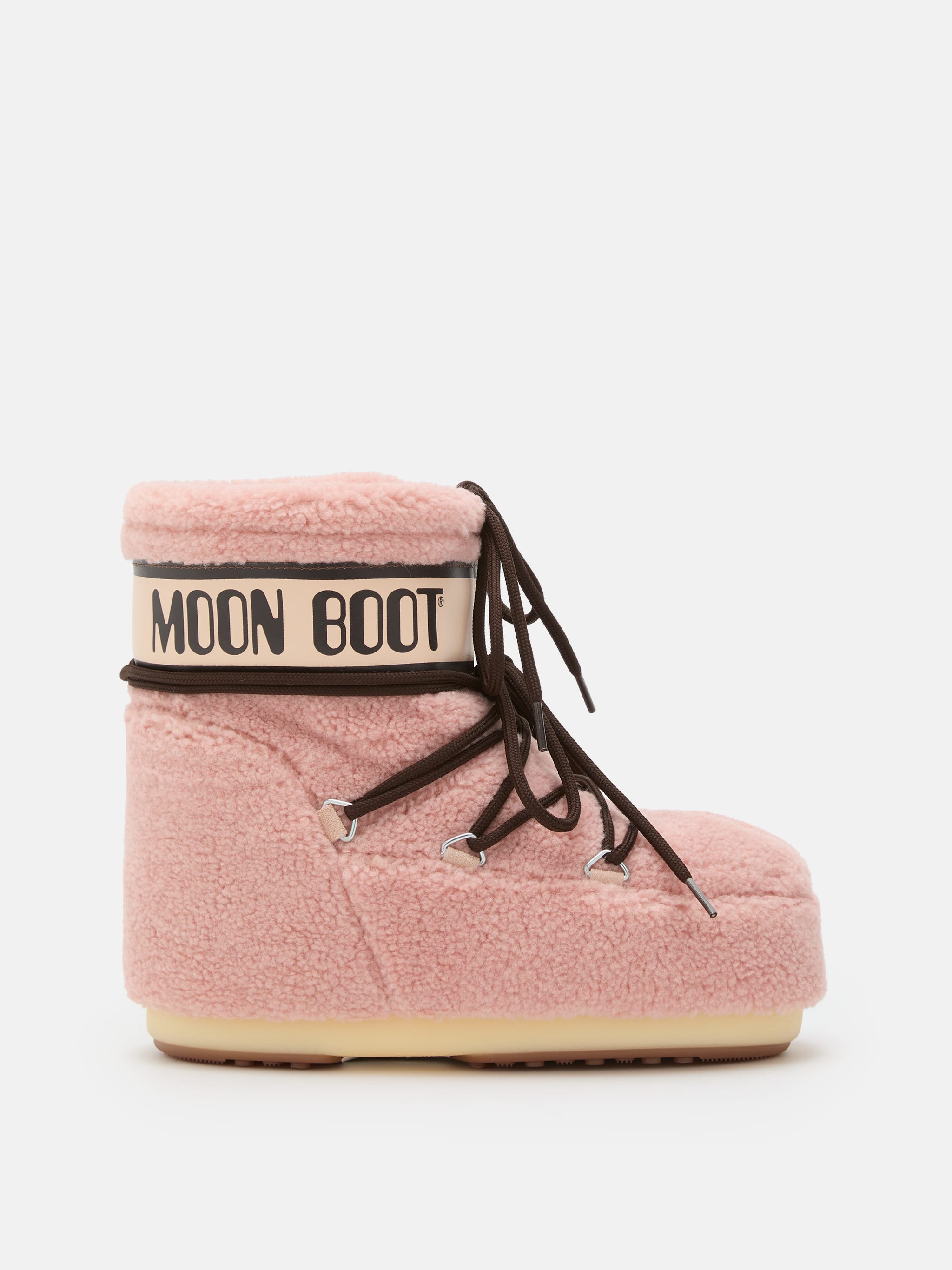 MOON BOOT X GUEST IN RESIDENCE ICON LOW HONEY & WHITE SAND BEADED