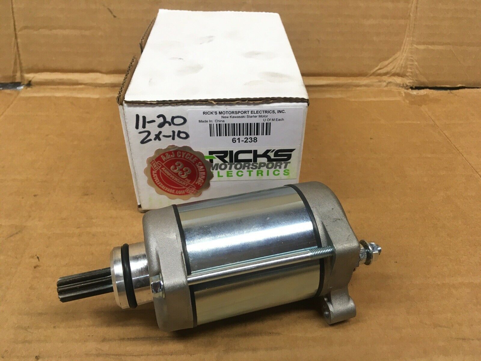 2011-2020 ZX-10R Starter Rick's 61-238 – A & J Cycle