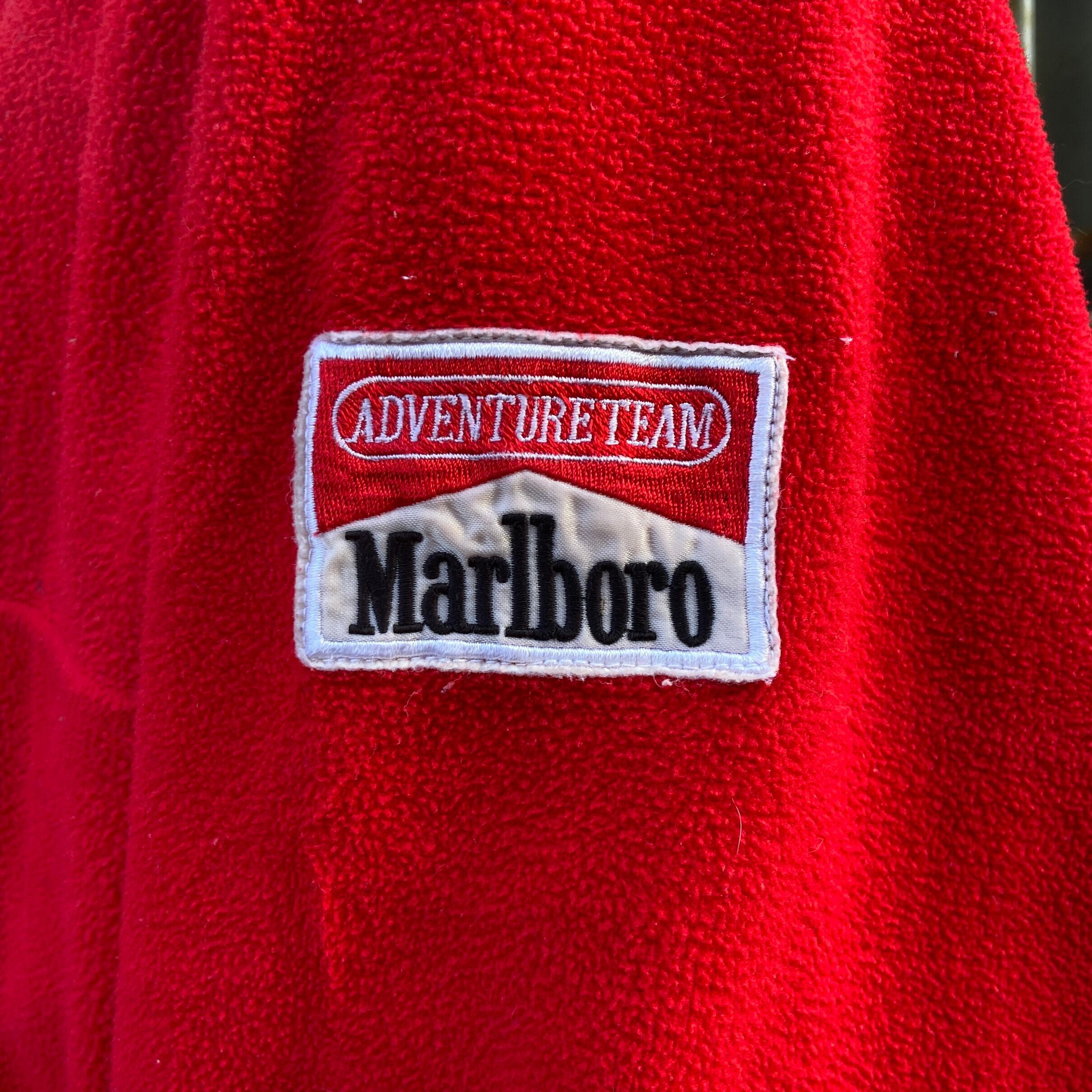 90年代 Marboro マルボロ ハーフボタン スナップTタイプ フリース