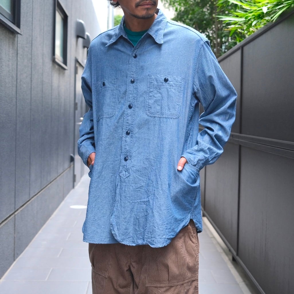 SASSAFRAS(ササフラス) / Gardening at Night Shirt 5oz Chambray
