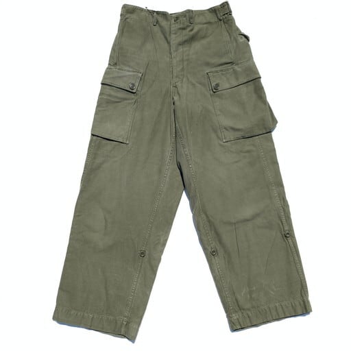 50's 60's オランダ軍 ダブルフェイスフィールドパンツ カーゴパンツ