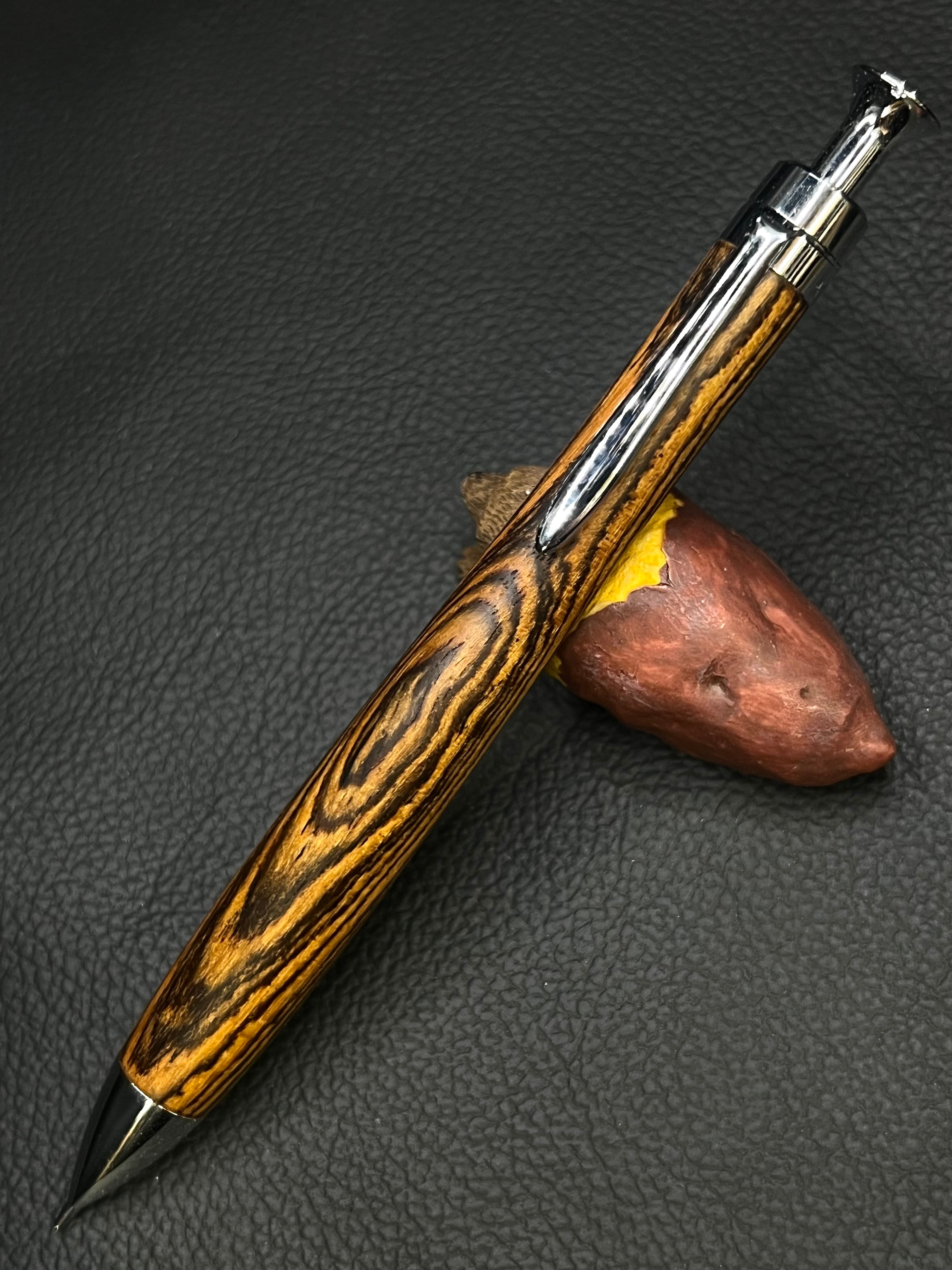 5 マーブルウッド マイクロバール 極上杢 50本限定シャープペンシル