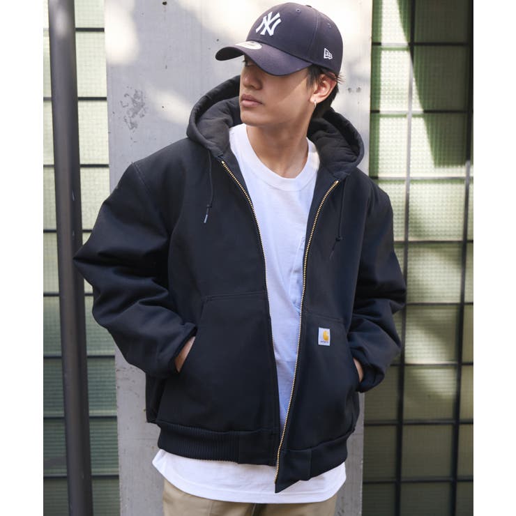 Carhartt カーハート】ダックキルティングフードジャケットアクティブ