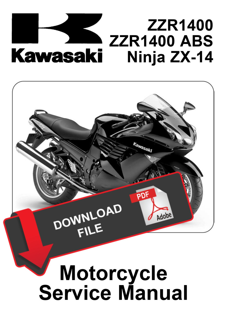 Service Manual Kawasaki 2010 Ninja ZZR1400 Repair