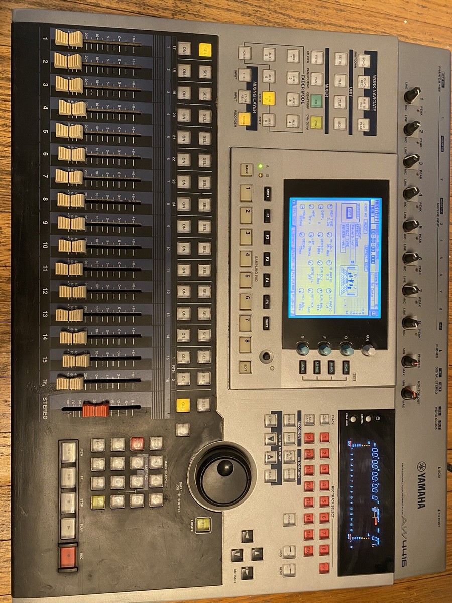 Yamaha AW-4416 Sixteen Channel Recorder Mixer Workstation. Great