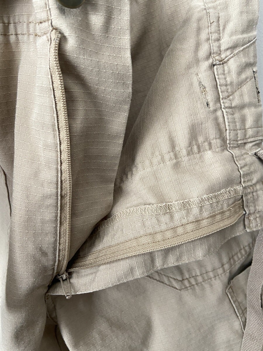 Carhartt Men S Pants Small Beige Cargo Ripstop Carpenter