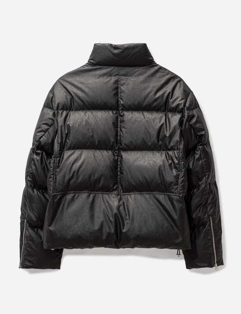 エムエムシックス メゾン マルジェラ - Faux Leather Puffer Jacket | HBX