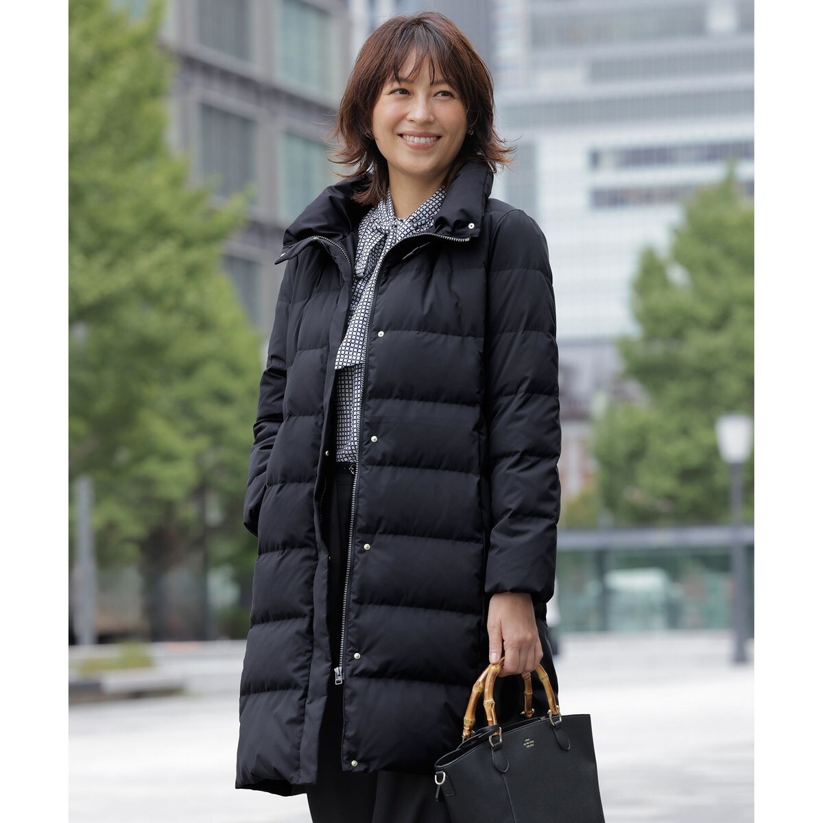 洗える・2way】タフタダウン ロング丈 コート | Jプレス(J.PRESS