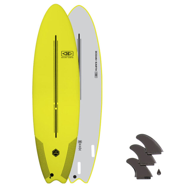 OCEAN&EARTHEZIRIDERSOFTBOARD7'0サーフボードソフトボード/初心者用
