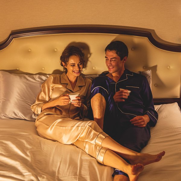 シルクパジャマ レディース 上下セット kurevy 長袖 上質19匁 シルク