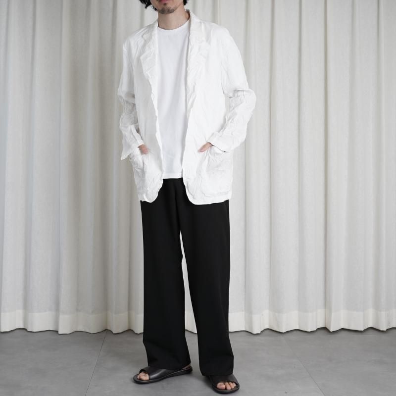 AURALEE オーラリー】WRINKLED WASHED FINX TWILL JACKET / WHITE