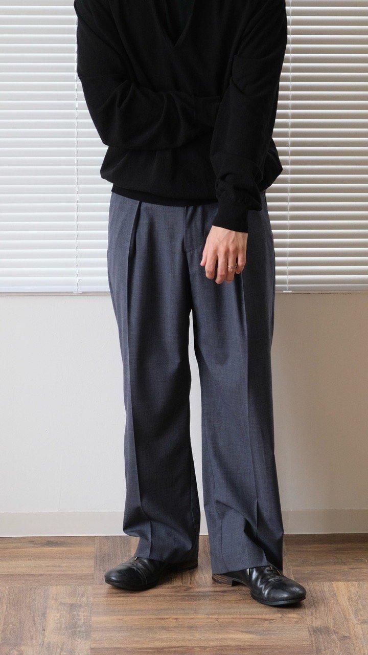 KICS DOCUMENT.(キクスドキュメント)/ TROPICAL T/W TUCK PT(2 colors)