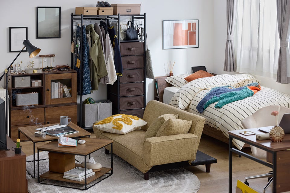 S/SD/D]木目調ベッドフレーム 単品orマットレスセット コンセント付き