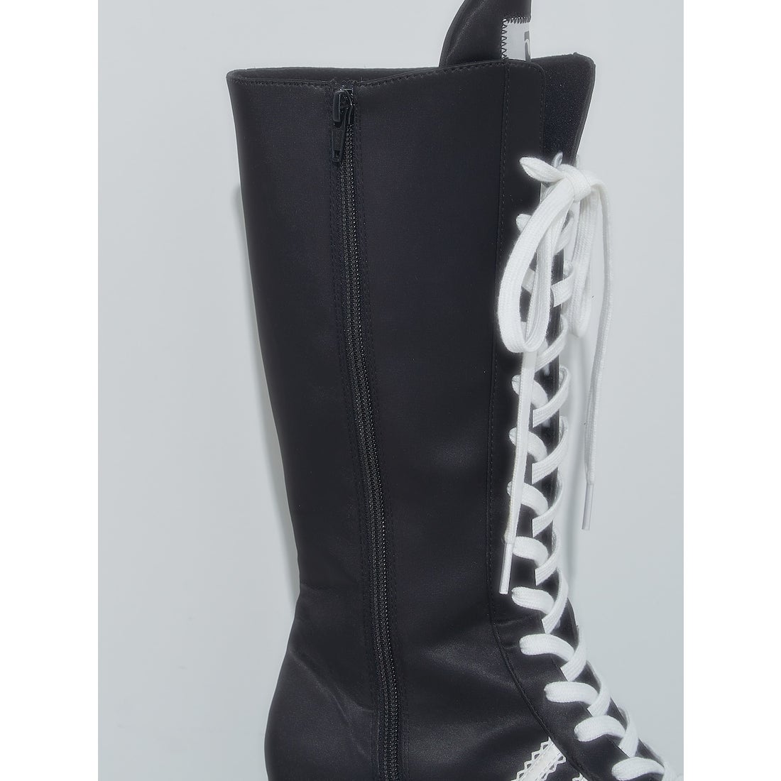 ダーリッチ Darich レースアップスニーカーロングブーツ （ブラック