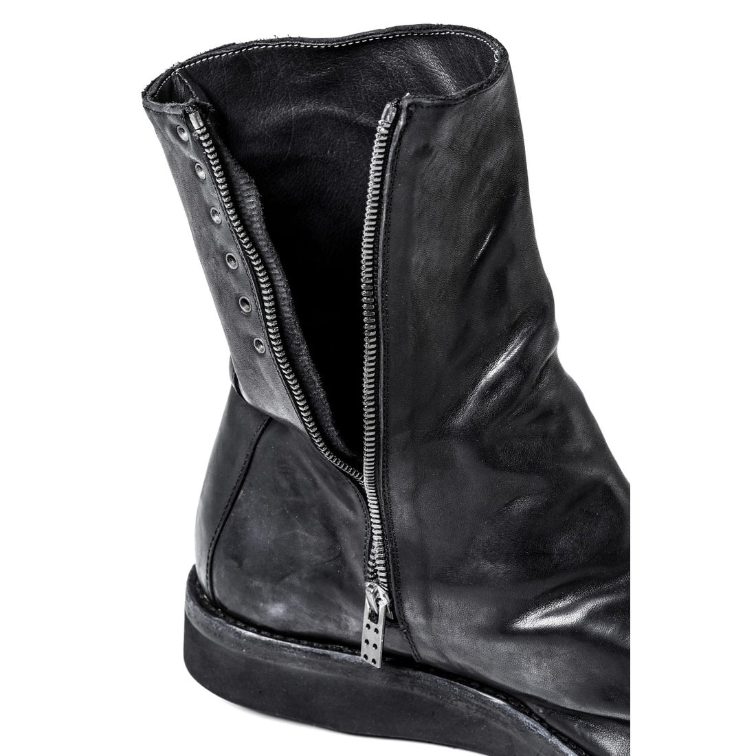 DEVOA incarnation × DEVOA Boots Horse Leather Garment Dyed （BLACK