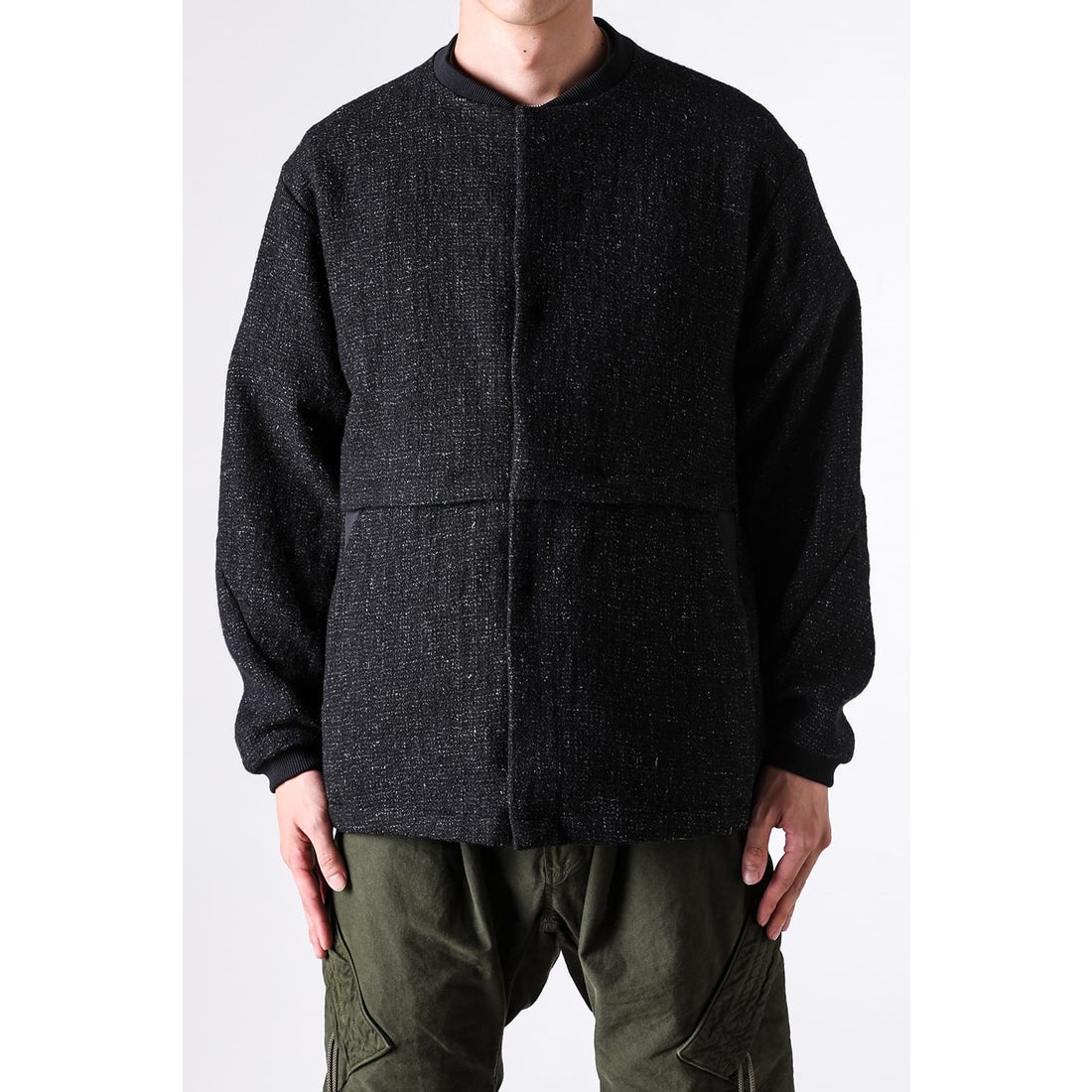 リップヴァンウィンクル RIPVANWINKLE Wool Jersey Drizzler （Black