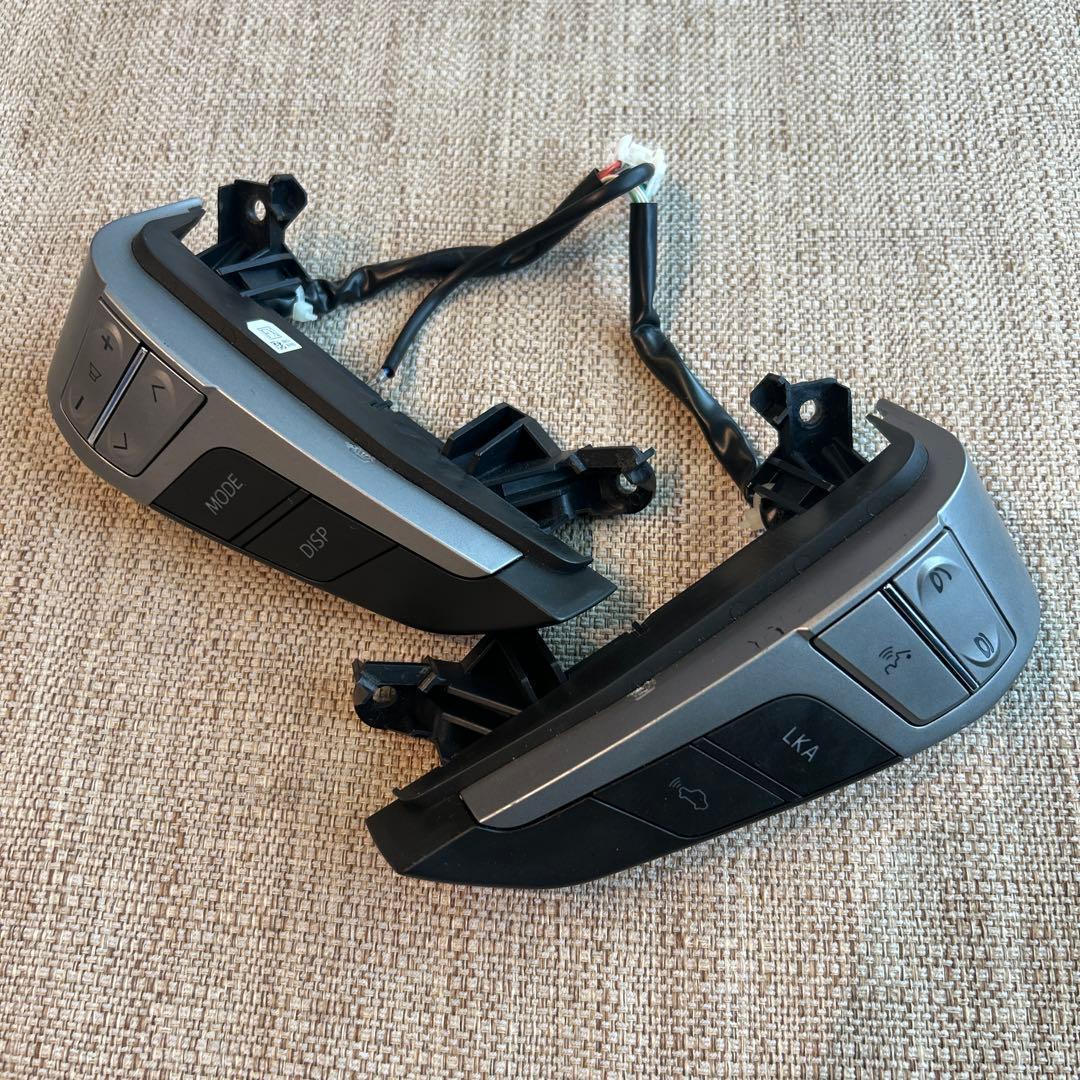 アルファード　ヴェルファイア　20系　ステアリングスイッチ　白LED打ち替え品 20系アルファード・ヴェルファイア専用ステアリングスイッチホーン