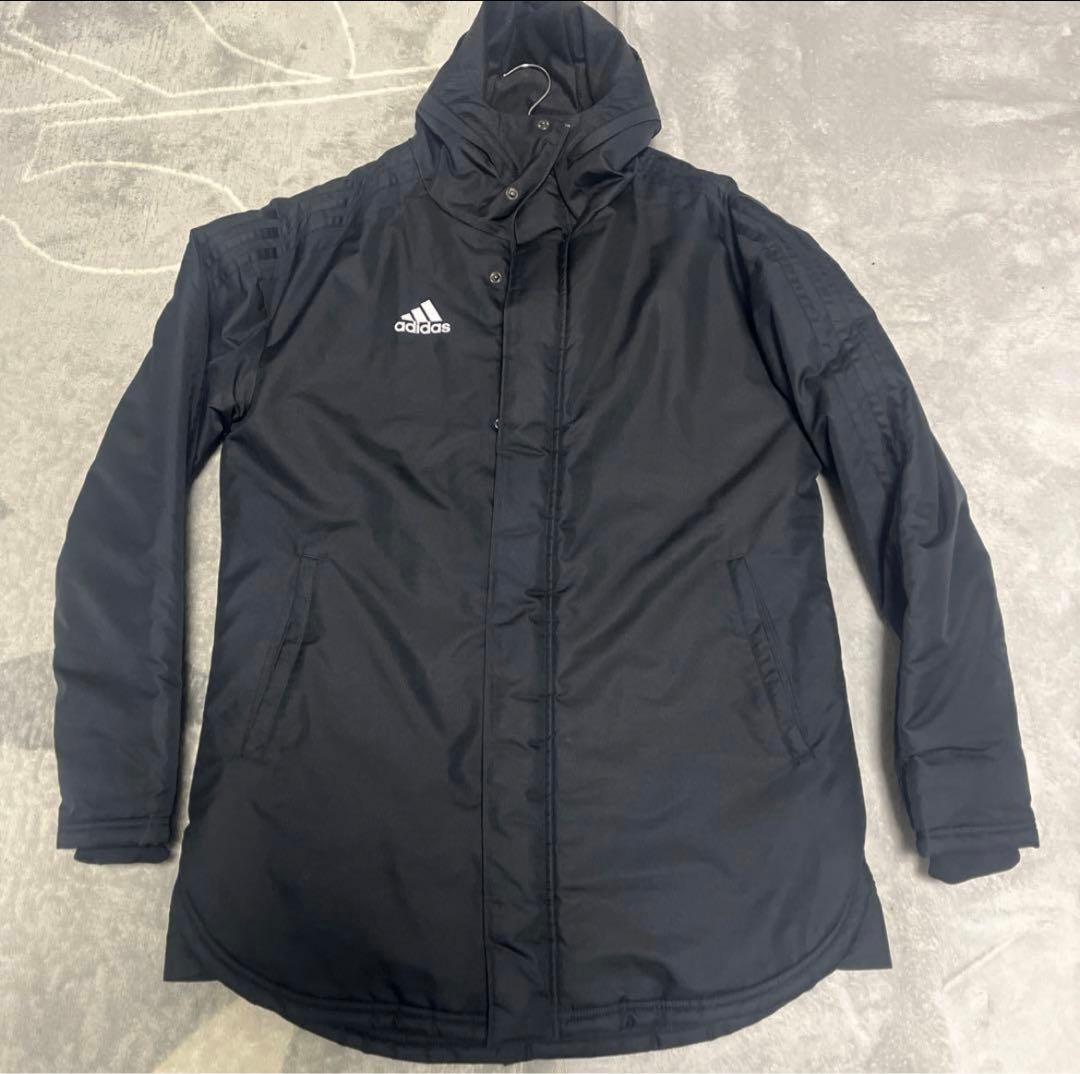 adidas/アディダス/ハーフベンチコート/上質/サイズO 暖かい　中綿 adidas（アディダス） 中綿コート ベンチコート メンズ adidas M