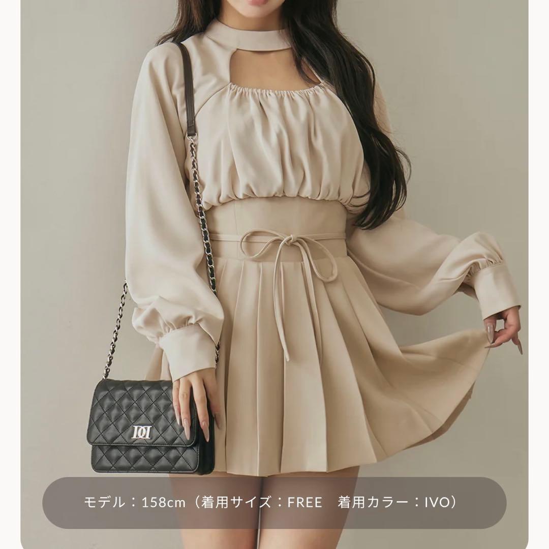 【本日限定値下げ】Darich ドッキングコルセットプリーツミニワンピース Darich（ダーリッチ） ワンピース ドッキングコルセットプリーツミニ
