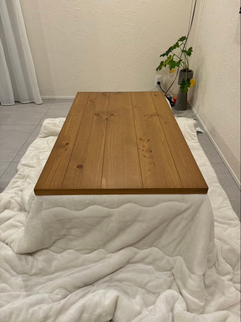 パイン突板 ロッジ風 こたつテーブル 110×65cm - こたつオンライン ストア