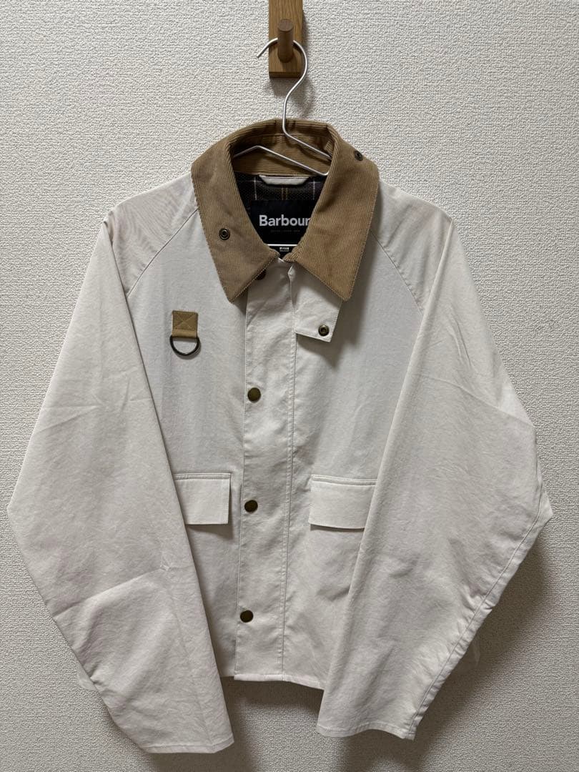 【極美品】 Barbour ベージュカバーオール 定価42,000円 SLOBE IENA｜BARBOUR/バブアー CATLIN CASUAL JACKET LCA0392BE11