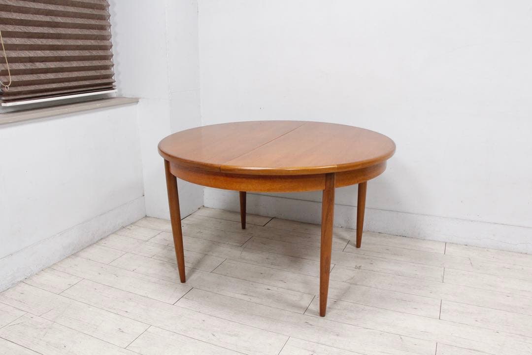 【極美品】G-PLAN ジープラン エクステンション ラウンドダイニングテーブル ジープラン G-PLAN エクステンション ラウンド ダイニングテーブル