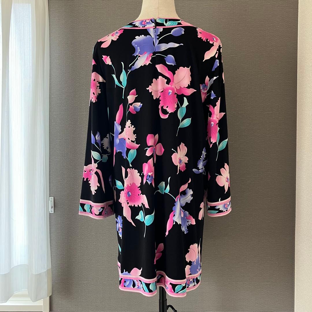 近年美品 レオナール カンカン チュニック 大きいサイズ44 丈73 - メルカリ