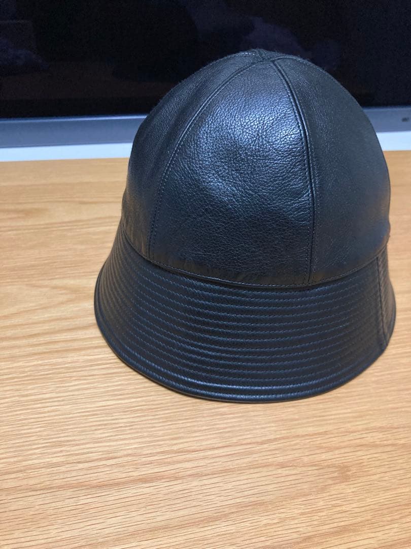 帽子 KIJIMA TAKAYUKI COW LEATHER SAILOR HAT KIJIMA TAKAYUKI（キジマ タカユキ）の「KIJIMA TAKAYUKI COW LEATHER