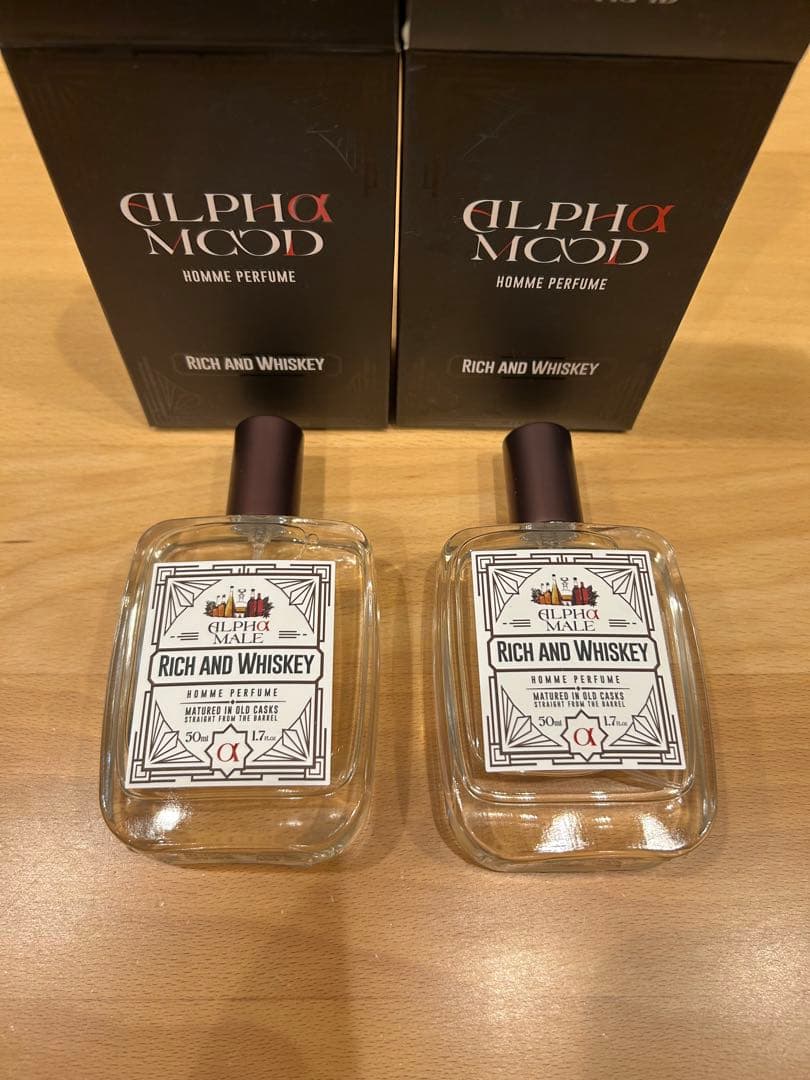 ALPHAMOOD アルファメイル リッチアンドウィスキー50ml２本セット 韓国発のメンズ香水ブランド「ALPHAMOOD（アルファムード）」、Amazon