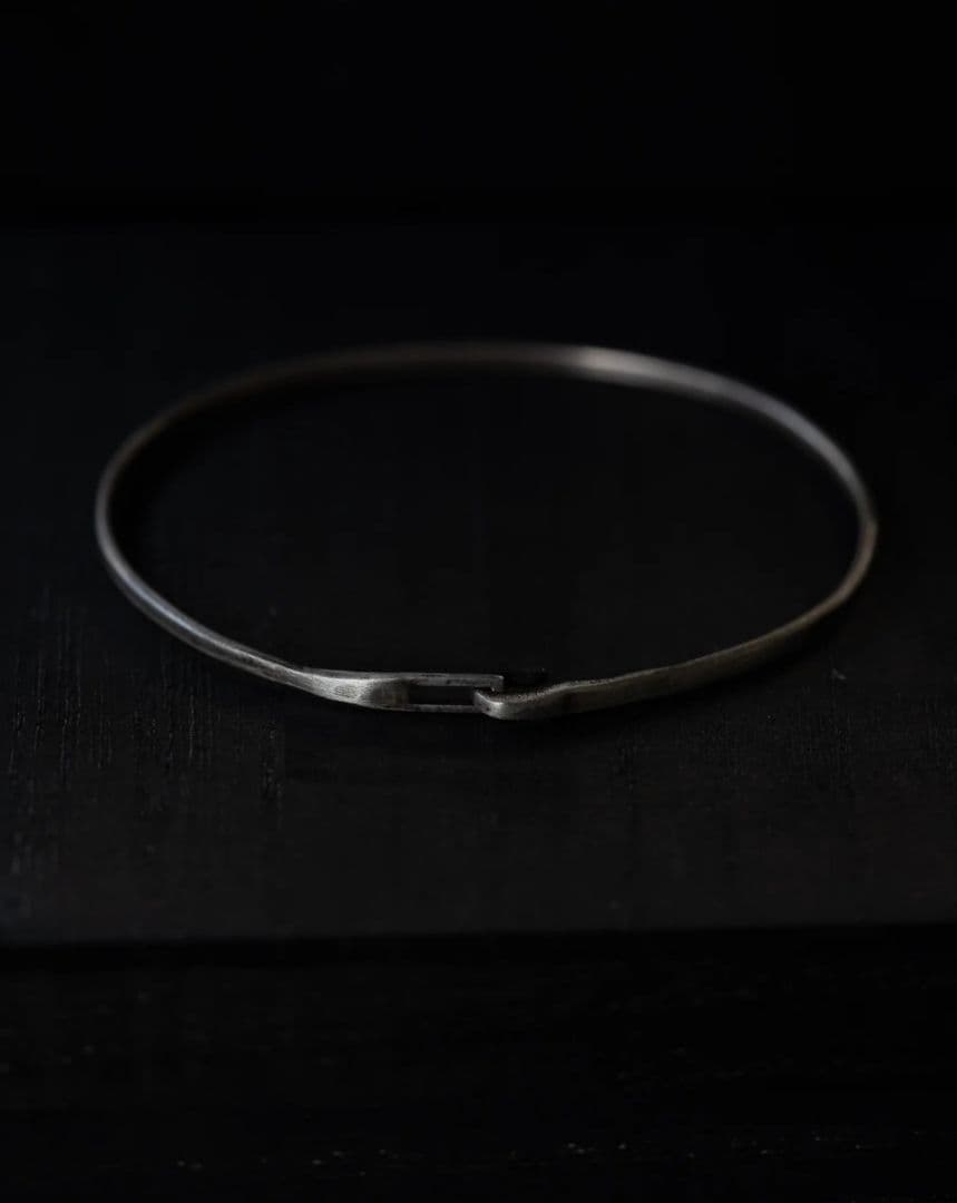 PRY シュウト Silver Hook Bangle 【narrow】 Petite Rope Hook Silver Bangle from Mon Bijoux