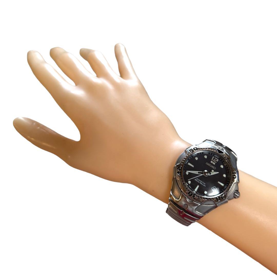 Ⴤ1410 希少レアꕤSEIKO キネティック 自動巻き オートリレー - メルカリ