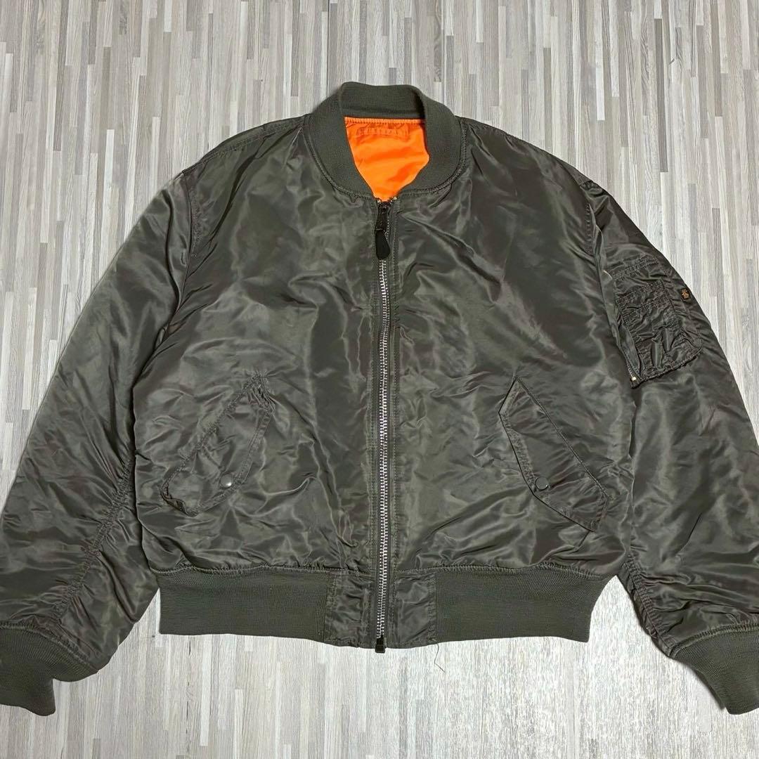 アルファインダストリーズ MA-1 フライトジャケット オリーブ USA製 XL 楽天市場】アルファ ALPHA MA-1ALPHA INDUSTRIESアルファ