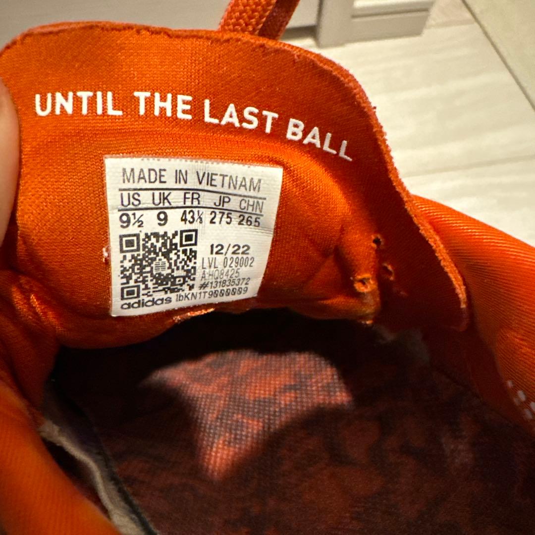 【完売品】限定モデル アディダス バリケード テニスシューズ 27.5cm 赤