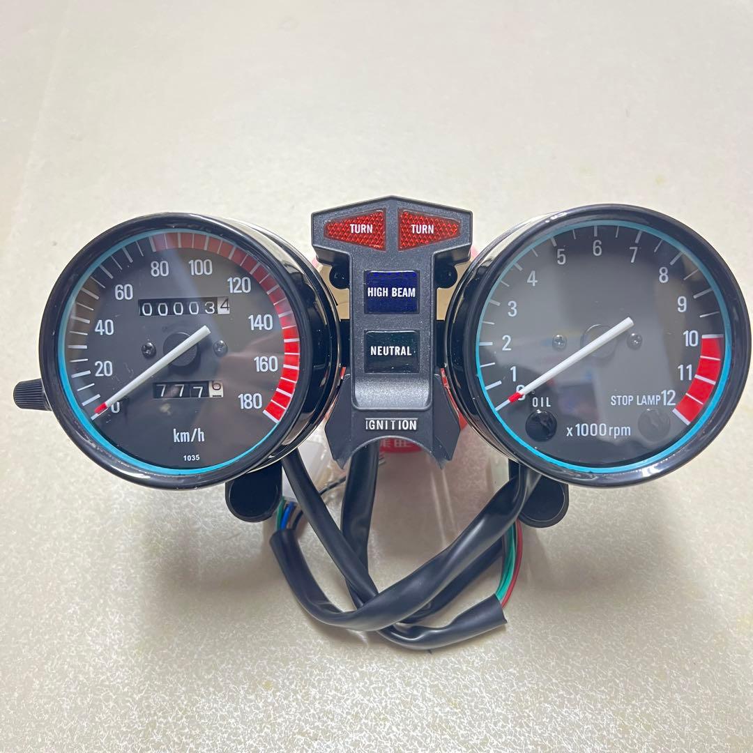 コピーに注意！Z400FX・E1 E2 E3リプロメーター メーターユニット コピーに注意！Z400FX・E1 E2 E3リプロメーター メーターユニット