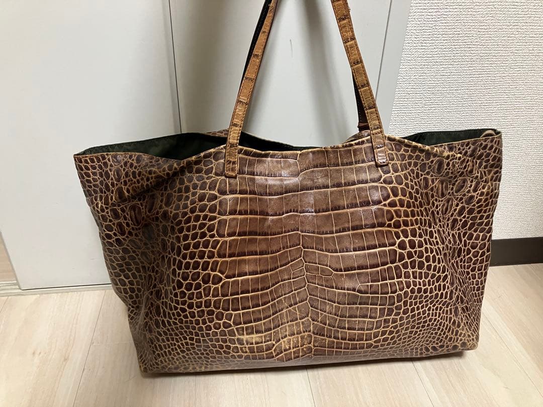 Felisi フェリージ トートバッグ クロコ型押し 10-45 ビジネス 肩掛