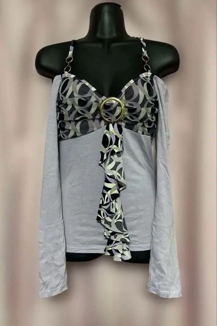 未使用　d.i.a 長袖チュニック 紫　パターンデザイン 楽天市場】チュニック モックネック 花柄 レディース 日本製 ふくれ