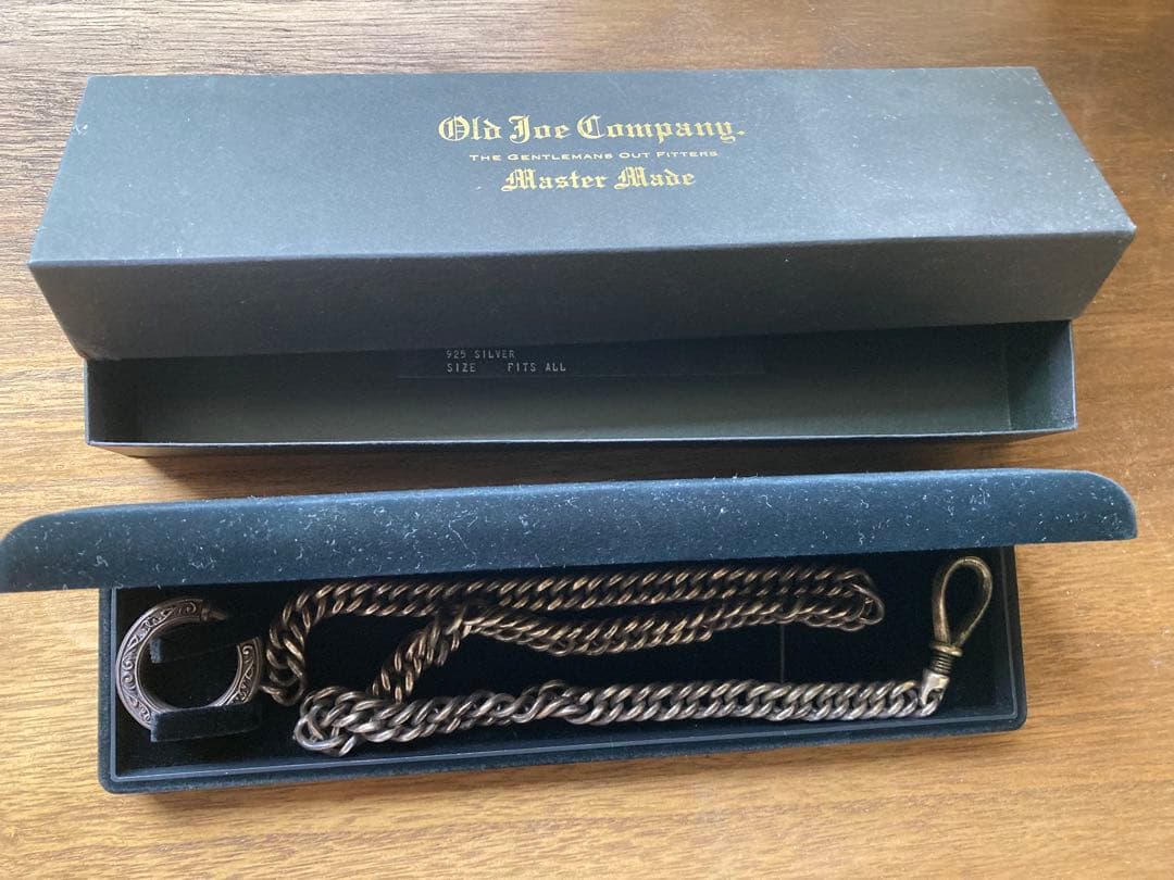 old joe シルバー925ウォレットチェーン初期オールドジョー オールドジョー OLDJOE WESTMINSTER ID NECKLESS シルバー SV 925 OJ