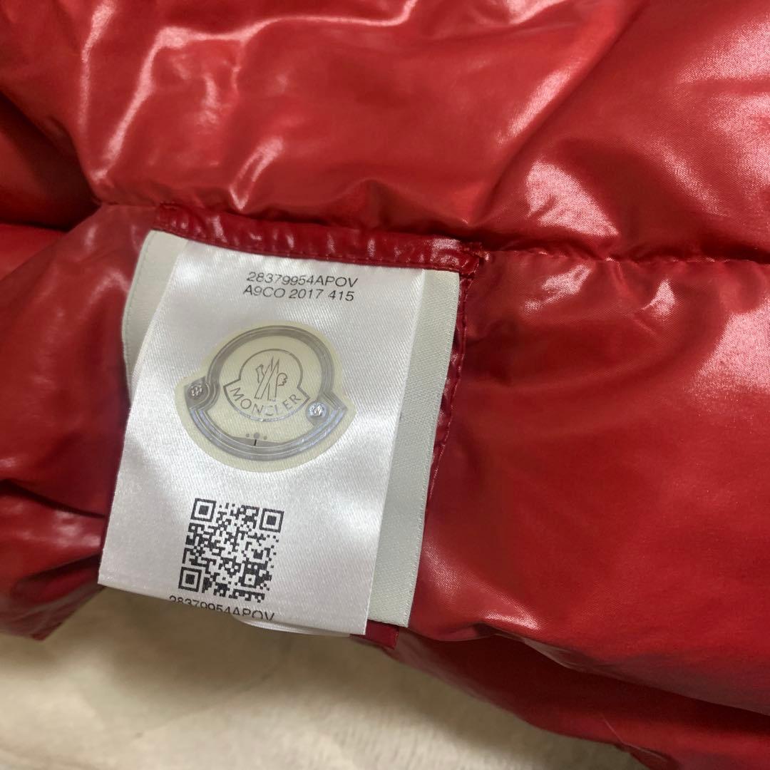 最安値 MONCLER ダウンマフラー SCIARPA レッド