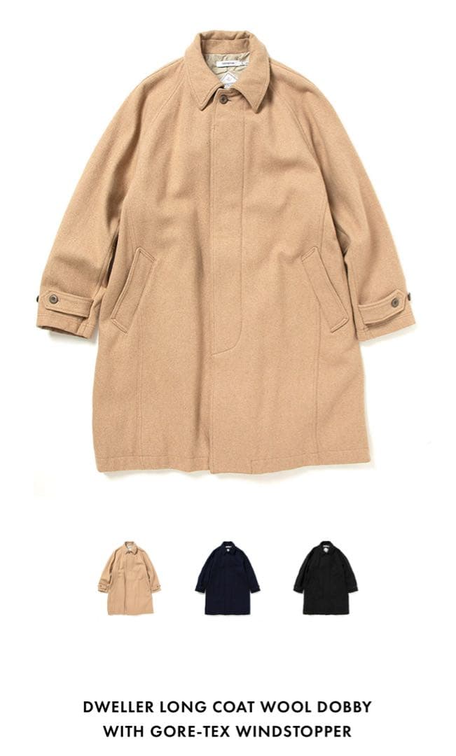 nonnative DWELLER LONG COAT ベージュ DWELLER COAT C/Li CANVAS WITH WINDSTOPPER® – COVERCHORD