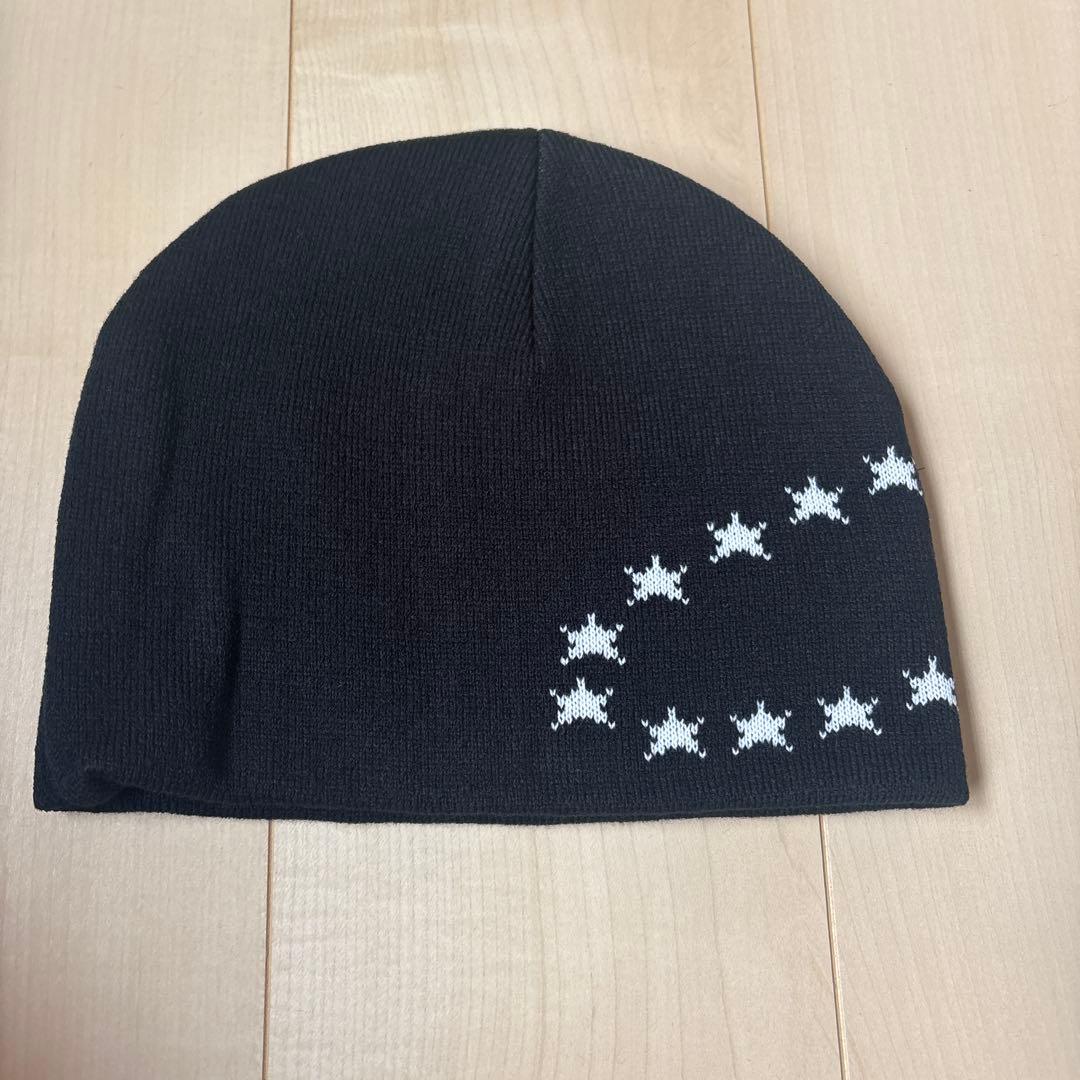 黒い星の刺繍ニット帽　AFBビーニー AFB/エーエフビー/SINGLE BEANIE | ROYAL FLASH（ロイヤルフラッシュ