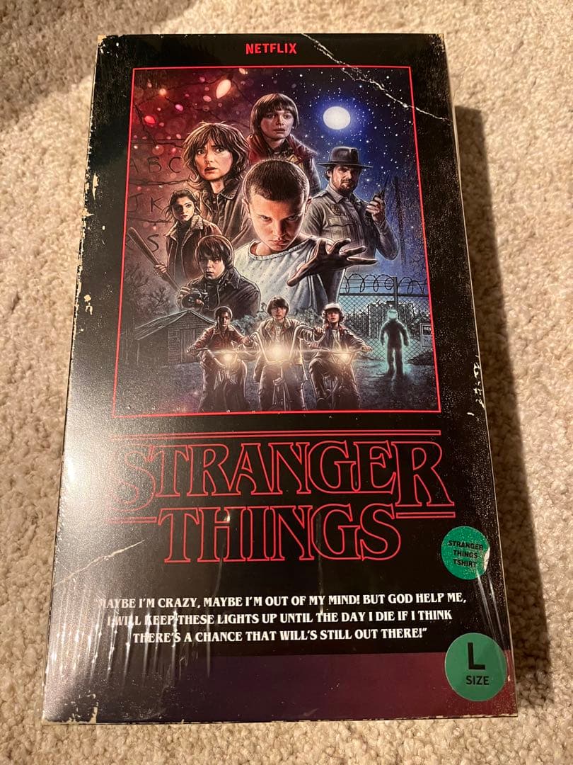 Stranger Things ×weber Tシャツ Lサイズ Stranger Things × weber] T shirt with Special