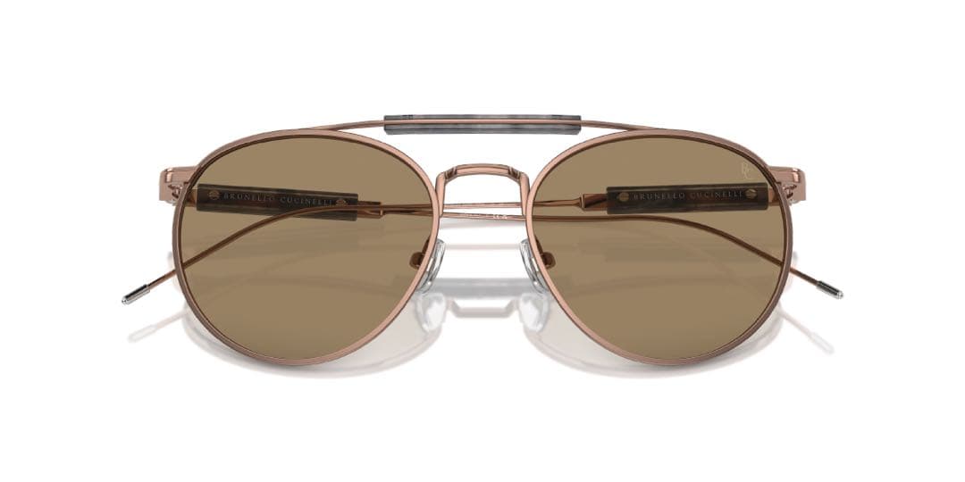 新品未使用！ブルネロ・クチネリ サングラス BC2004ST 500753 Brunello Cucinelli BC2004ST S (52 - 19) with Blue lenses and Gold