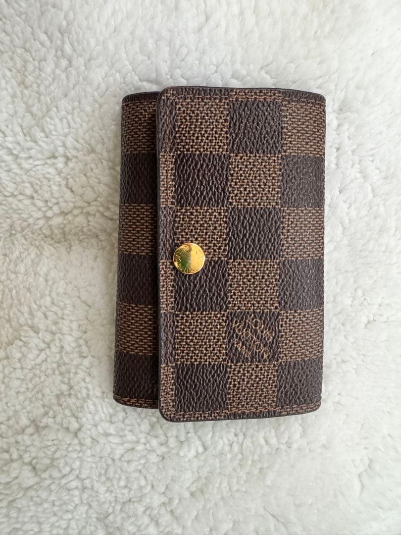 ダミエパターン ブラウンレザーキーケース Louis Vuitton / ルイヴィトン | ダミエ ミュルティクレ4 キーケース