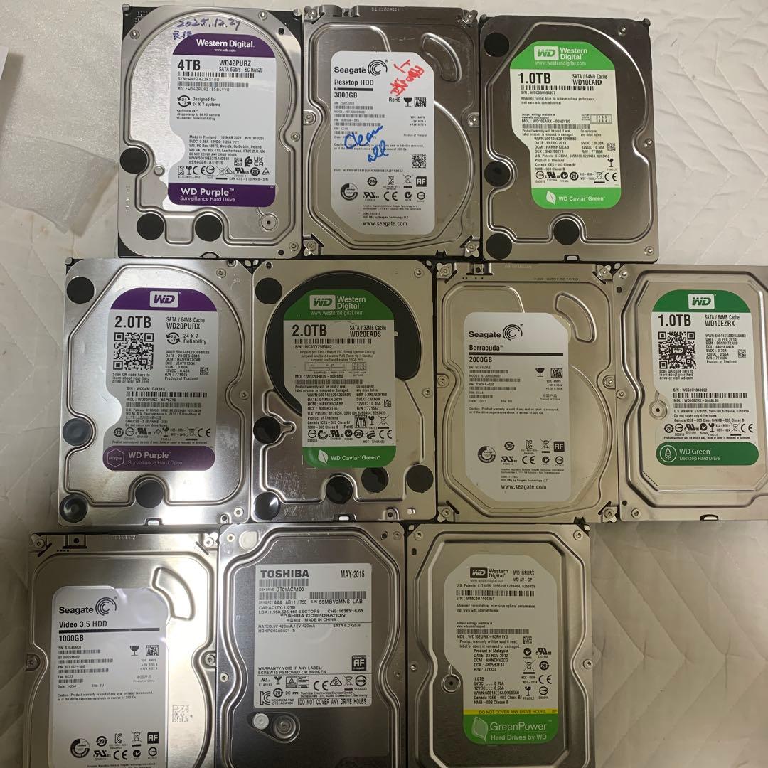 HDD まとめ売り 10台セット ジャンク品 2026年最新】ジャンク品まとめ大量セット - ハードディスクのお得な