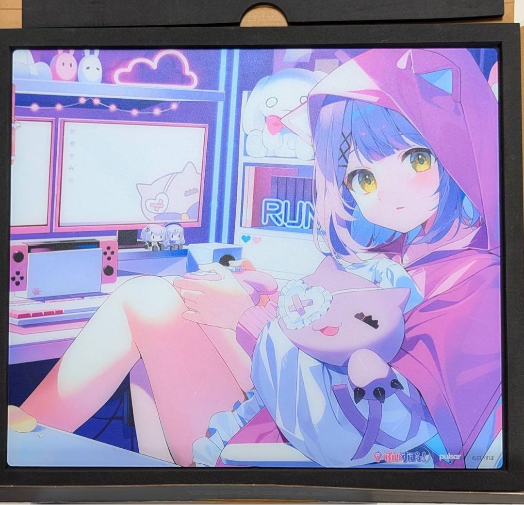 ぶいすぽ　ガラスマウスパッド　紫宮るな VSPO! GEAR マウスパッド