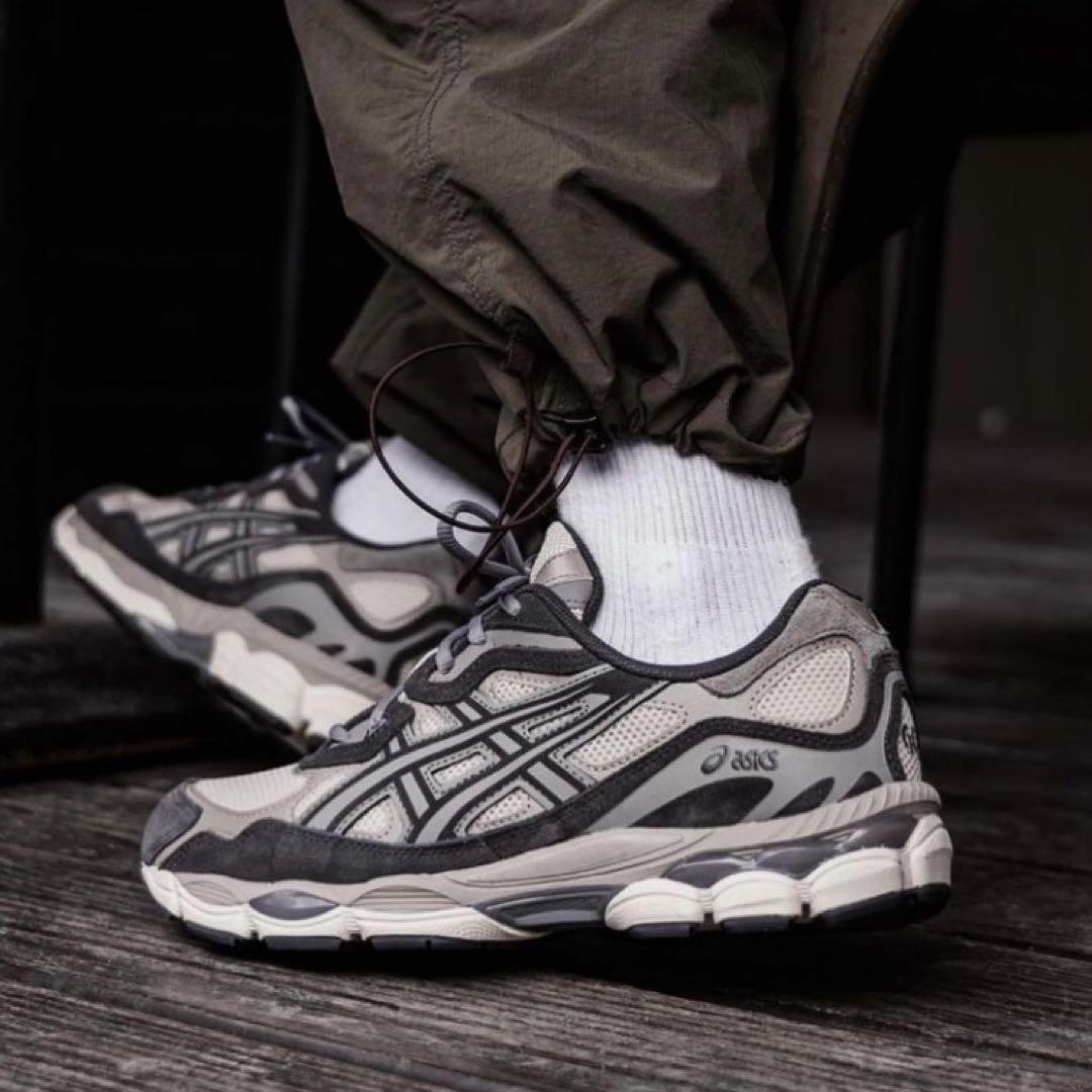 靴 ASICS GEL-NYC OATMEAL/OBSIDIAN GREY 27.0 Gel-NYC - Oatmeal/Obsidian Grey – Feature