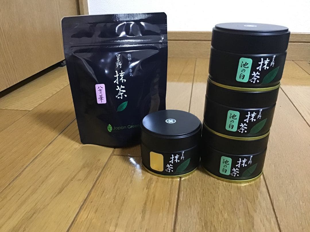 星野製茶園 星授20g 池の白20g✖️3個　八女の華20g 錦昇園】抹茶 池の白 薄茶 20g 星野オリジナル銘柄 星野製茶園詰