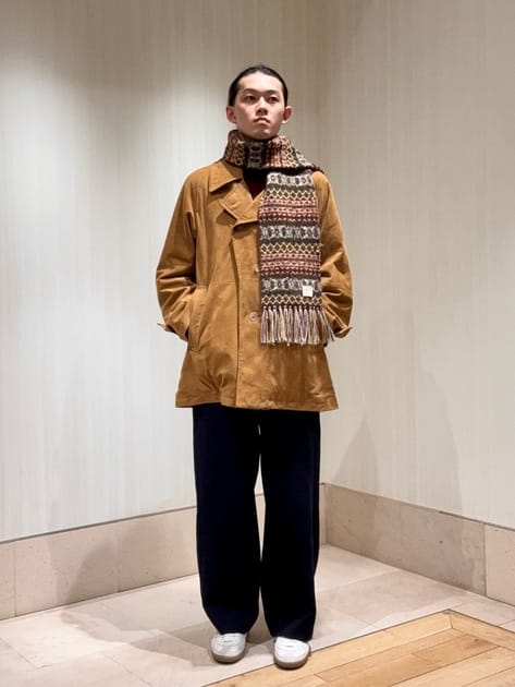 MAISON et VOYAGE フェアアイルジャガード マフラー｜トゥモローランド